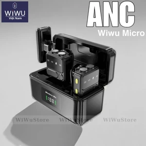 Micro Thu Âm Cài Áo WiWU Wi-WM005 ANC - Chống Ồn Chủ Động, Pin 6H Sạc Nhanh, Kết Nối Không Dây 25m Cho Điện Thoại Livest