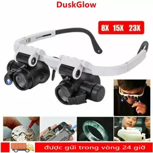 Kính lúp DUSKGLOW Kính lúp thực tế Dụng cụ quang học Kính hiển vi kim hoàn