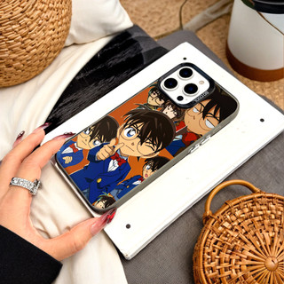 Ốp Lưng Iphone Phim hoạt hình thời trang Cho Iphone 7 xs xr 11 12 13 14 15 16 Pro Max Plus Detective Conan solo lovely