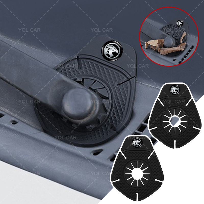 1 / 2 Chiếc Kính Chắn Gió Ô Tô Khăn Lau Lỗ Bao Khăn Lau Xe Cánh Tay Chống Bụi Miếng Lót Cho Proton Saga Persona Iriz X50 X70 X90 S70 Exora