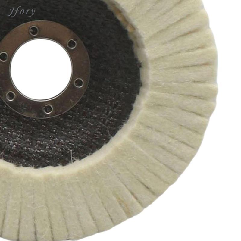 Jfory Len nỉ Bánh xe đánh bóng Tấm đệm đĩa cho máy mài Đánh bóng Trang sức kim loại và bề mặt gỗ