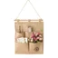 Zakka Nhật Bản Đay Vải Túi Bảo Quản Treo Tường Điều Khiển Từ Xa Đồ lặt vặt Túi Bảo Quản Hàng Có Sẵn 0061 AZBV