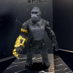 Cao su mềm Siêu lớn gầm rú Godzilla Armor King Kong Gorilla Hình Mẫu Ultraman Búp bê cậu bé Quà tặng