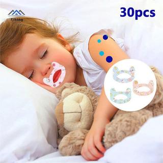 ELBBKG 30 Cái / hộp Dụng cụ chỉnh sửa miệng chống ngáy cho trẻ em Ngủ đêm Môi Mũi Cải thiện nhịp thở Miếng dán mới