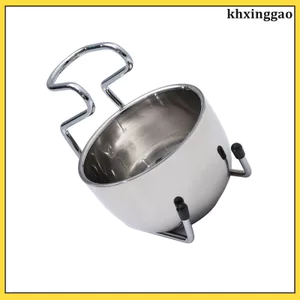 Bát xà phòng cạo râu và chân đế Bộ cạo râu bằng thép không gỉ Thiết kế độc đáo cho nam Bộ cạo râu ướt khxinggao