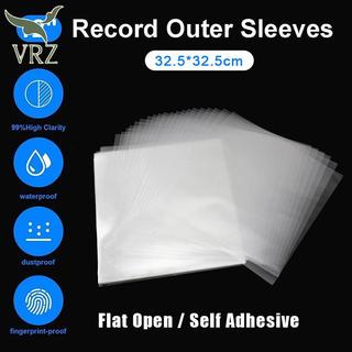 VRZ 50 Chiếc 12 Inch Trong Suốt Vinyl Ghi Bảo Vệ LP Vinyl Ghi Tự Dính Túi Nhựa Bên Ngoài Tay Cho Băng CD Bảo Vệ Tay Áo HOT