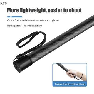 [KTP] gậy selfie sợi carbon 3m cho insta360 & camera hành động, cực mở rộng có thể điều chỉnh