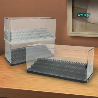 Màn hình mô hình nhỏ WOAY, Hộp trưng bày chống bụi dung tích lớn bằng Acrylic, Các bước di chuyển Thiết kế có thể xếp chồng lên nhau trong suốt Trưng bày khối xây dựng Màn hình hiển thị Đồ chơi lưu trữ