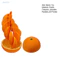 Poyingtis 3d In Hình Citrus Fidget Đồ Chơi Giảm Căng Thẳng – Bóng Xích Xoắn Ốc Có Thể Mở Rộng Chuyển Động Mịn Màng Thiết Kế Chanh Cam Thực Tế Để Tập Trung Giảm Lo Âu