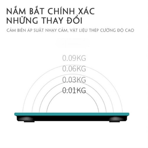 Cân Điện Tử Sạc USB Kết Nối Bluetooth Phân Tích Chỉ Số Cơ Thể