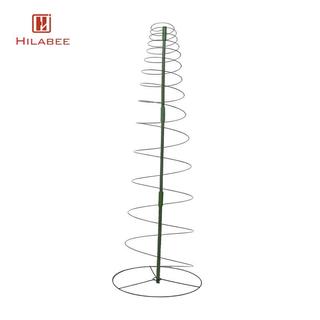 Vườn trong nhà Trellis Khung xoắn ốc bằng kim loại Hỗ trợ cây leo leo Tiết kiệm không gian Lưới sân vườn