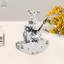 Kohaku Xoay Gear Đồng Hồ Nhôm Mantel Chuyển Động Bền Đẹp Analog Đồng Hồ Bộ Cho Phòng Ngủ Phòng Khách Bàn Trang Trí