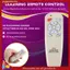 Nút lớn Loại học tập hồng ngoại 8 phím Điều khiển từ xa phổ biến cho quạt TV CD DVD