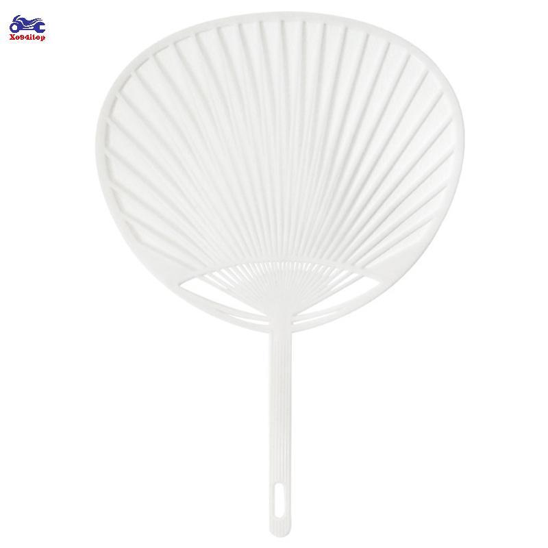 XOITOP 10 Mảnh Nhựa Trắng Sáng Tạo Bền Nhật Bản Quạt Sasuke DIY Bộ Quạt Khung Cho Hàng Thủ Công Quạt Tay Làm VN