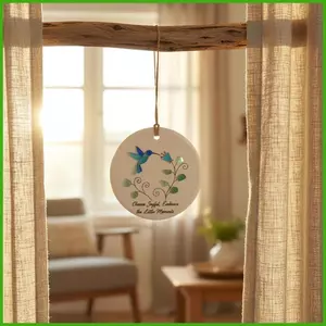 Chim Trang Trí Xe Hơi 2D Acrylic Tròn Trang Trí Nhà Vườn Chim Đồ Trang Trí Lễ Tạ Ơn Ngày Lễ Sinh Nhật Cây wipqsvn