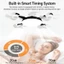 Đèn LED trần chức năng excila 4 lưỡi 3 nhiệt độ màu Có thể điều chỉnh độ sáng và động cơ yên tĩnh