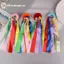 Ge Trẻ Em Cổ Tay Ruy Băng Đội Thể Thao Pompom Cổ Vũ Trận Đấu Lớn Pom Club Đạo Cụ Khiêu Vũ Vòng Tay Đàn Hồi Với Dây Đàn Hồi n