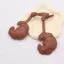 Cheenm Handmade Croissant Thật Quyến Rũ Móc Khóa Kawaii Túi Động Vật Bapa Quyến Rũ Cặp Đôi Người Bạn Trang Sức Quà Tặng VN