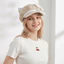 Mũ nồi nữ YUJUNI, Tai mèo họa tiết mèo Mũ Newsboy, Thời trang phong cách Nhật Bản Anime Mũ bóng chày ngọt ngào Trang phục hàng ngày