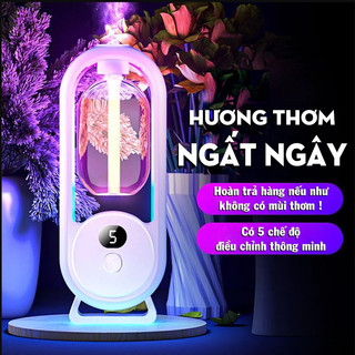 Máy Xịt Thơm Phòng Tự Động Máy Khuếch Tán QINGTING Tinh Dầu 5 Chế Độ Xông Hương Thơm Nhẹ Dịu