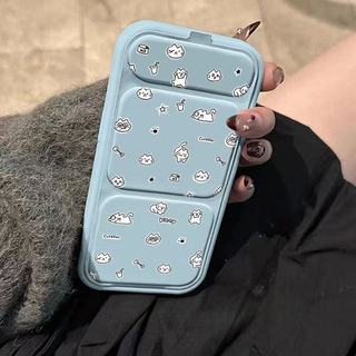 Ốp lưng mèo trắng vui nhộn 17pro 17 17promax có chân đế Thích hợp cho iPhone 13 13promax 14 14pro 15 15pro max 16pro 16promax Vỏ