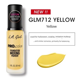 🔥 kem nền nhẹ mặt 🔥 lớp nền mịn không bí da trang điểm trong suốt L.A. Cô Gái Los Angeles Liquid Foundation Dưỡng Ẩm Che Khuyết Điểm Kiểm Soát Dầu Khỏa Thân Trang Điểm La La Lagirl Sinh Viên Giá Rẻ