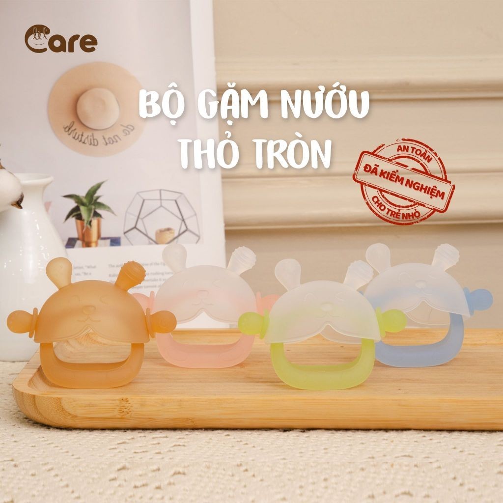 [ĐÃ KIỂM NGHIỆM] [TẶNG HỘP] Đồ Chơi Gặm Nướu Silicon Organic Mềm, An Toàn Cho Bé LiLcare