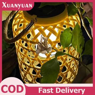 XUAN Nhựa Mây Đèn Lồng Năng Lượng Mặt Trời Ngoài Trời Bóng Đèn Năng Lượng Mặt Trời Đèn Chống Nước Đèn Lồng Trang Trí Sân Vườn VN
