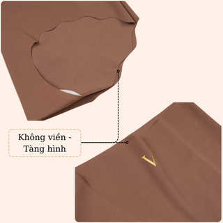 SET 3 quần lót nữ su tàng hình, không viền , không đường may VANVENE QL612, có size lớn - big size