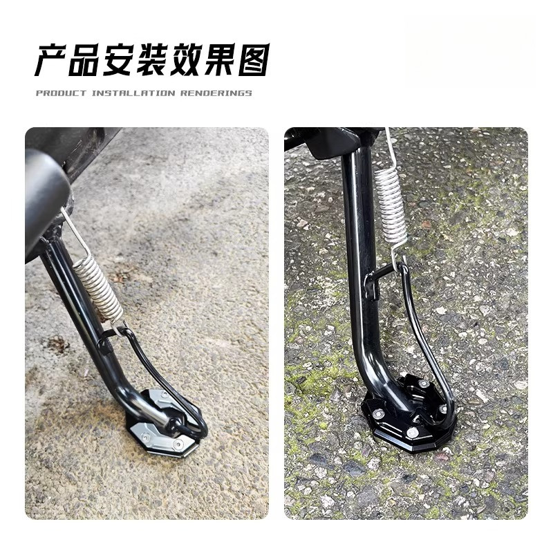 Dành Cho Xe Yamaha XMAX 300 250 NMAX 155 125 MT15 Nhôm Bên Đứng Mở Rộng Miếng Lót