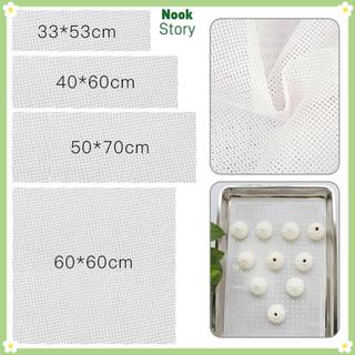 [Giao hàng từ Việt Nam] NOOKSTORY 1 Tấm khử nước, Tấm lưới hấp có thể tái sử dụng bằng silicon, Lò sấy trái cây thực phẩm chống dính Phụ kiện nhà bếp Thảm nướng bánh