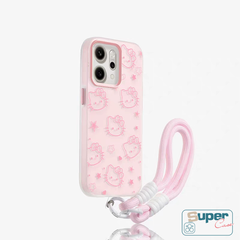 Ốp Lưng Cho Samsung A07 A16 A17 A05s A06 A05 A14 A53 A15 A56 A03 A36 A55 A04s A04 A32 A54 A24 A22 A34 A13 A13 A03s A26 Ngọt Ngào Dễ Thương Mèo Con Trái Tim Ngôi Sao 3D Tai Silicon Mới 2 in1