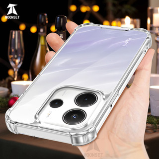 Dành Cho Redmi Note 14 4G Ốp điện thoại Pha Lê Trong Suốt Cứng Chống Sốc 4-Corner Vỏ Mỏng Chống Sốc