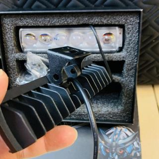 Đèn trợ sáng 6 MẮT 5 chế độ điện chung 12-24v cho xe máy, xe ô tô ( 1 đôi )