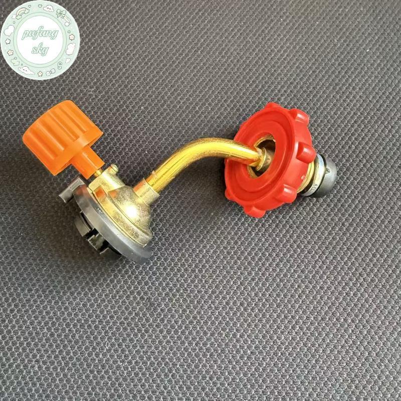 PUSKY Gas Butan Xi Lanh - Bình Đổ Lại & Đầu Nối Adapter Cho Cắm Trại