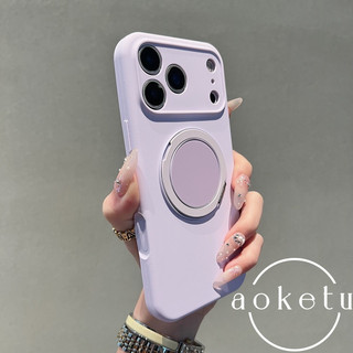 Giá đỡ xoay 360 Silicon lỏng mới Thích hợp cho vỏ điện thoại Apple 17 Pro Max Bao gồm tất cả 16 điểm thu hút từ tính Bảo vệ 15 nút Chống rơi 14 Vỏ bảo vệ