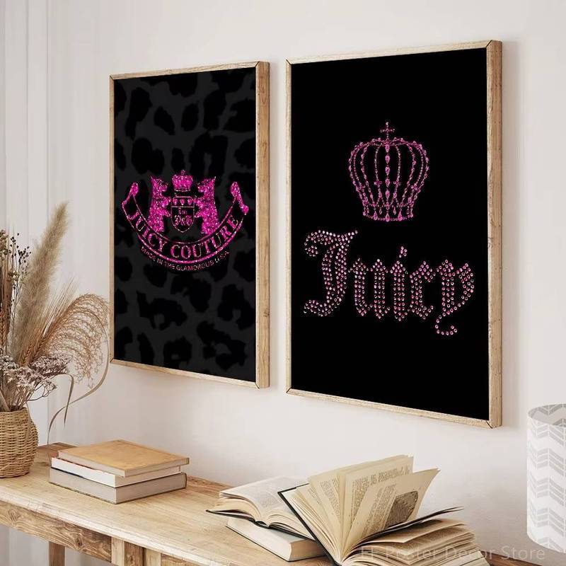 J-Juicy C-Couture Poster Nhà Phòng Khách Phòng Ngủ Thanh Cafe Nghệ Thuật Trang Trí