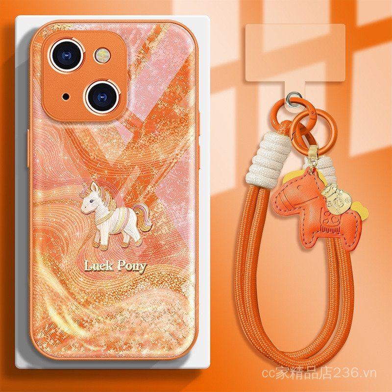 Good Luck Pony Dây Thích Hợp Cho iPhone17 Vỏ Điện Thoại Năm Mới mate80promax Cảm Giác Cao Cấp 16 Sáng Tạo 15 Nữ