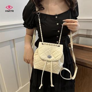 HWETR 2025 Mùa Hè Mới Giá Trị Cao Niche Thiết Kế Ba Lô Nữ Thời Trang Dây Xích Túi Nhỏ Nữ Ba Lô Mới