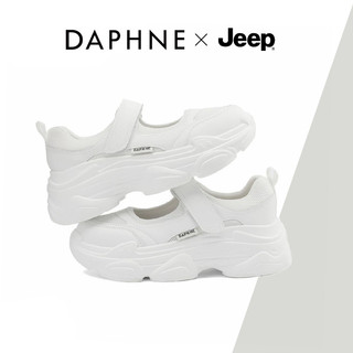 JEEP Daphne Co-Branded Mary Jane Giày Nữ Đế Dày Nhỏ Cao Cấp Baotou Rỗng Giày Sandal Thể Thao Nữ