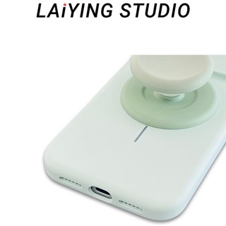 Cao Cấp Silicon Lỏng Fine Ring Giá Đỡ Từ Tính Vỏ Điện Thoại Di Động Thích Hợp Cho iPhone17 16 15 14 13 12 11 Pro Max Chống Sốc Bảo Vệ Camera Mặt Sau Mềm Chống Rơi