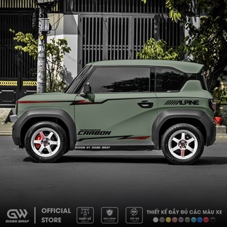 Decal Tem Xe VF3 Thể Thao - tem xe vf3 mới nhất