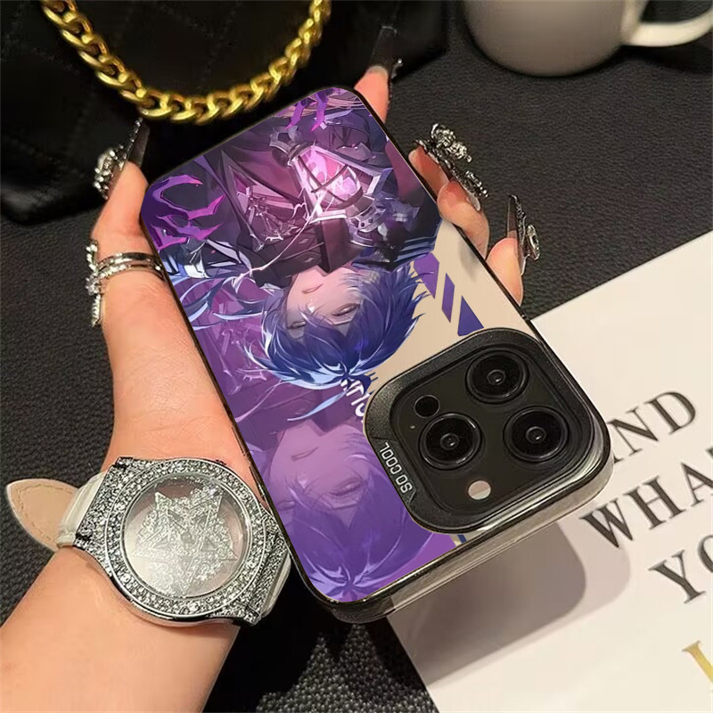 Game Genshin Impact Flins Columbina Vỏ Điện Thoại Cho IPhone 11 12 13 Pro Max 7 + 8 + 8 7 6 6S Plus SE 2022 Vỏ Thương Hiệu Xu Hướng Chống Sốc