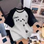 Trẻ Em Raglan Tay Áo Hoạt Hình In Đồ Họa Thường Ngày Rời Hàng Ngày Đi Học Mùa Hè Mặc
