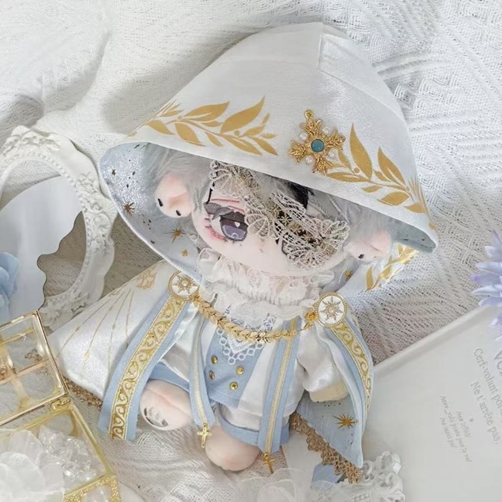 Quần áo búp bê Cotton 20cm Quần áo trẻ em Áo choàng phù hợp với búp bê Trang phục dễ thương Nhà tiên tri Metaphor Không có thuộc tính 4.3