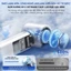 𝐓𝐞𝐜𝐡 𝐒𝐭𝐨𝐫𝐞 Quạt cầm tay K801- 100 cấp độ gió, gập linh hoạt 180 độ, tích hợp sò lạnh - Tặng dây đeo, 4000mh