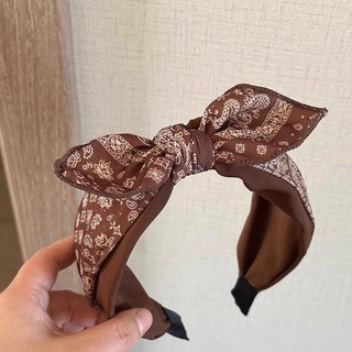 Nơ Đầu Nghệ Thuật Hình Hạt Điều Phong Cách Dân Tộc, Thon Gọn Khuôn Mặt, Phụ Kiện Tóc Thời Trang