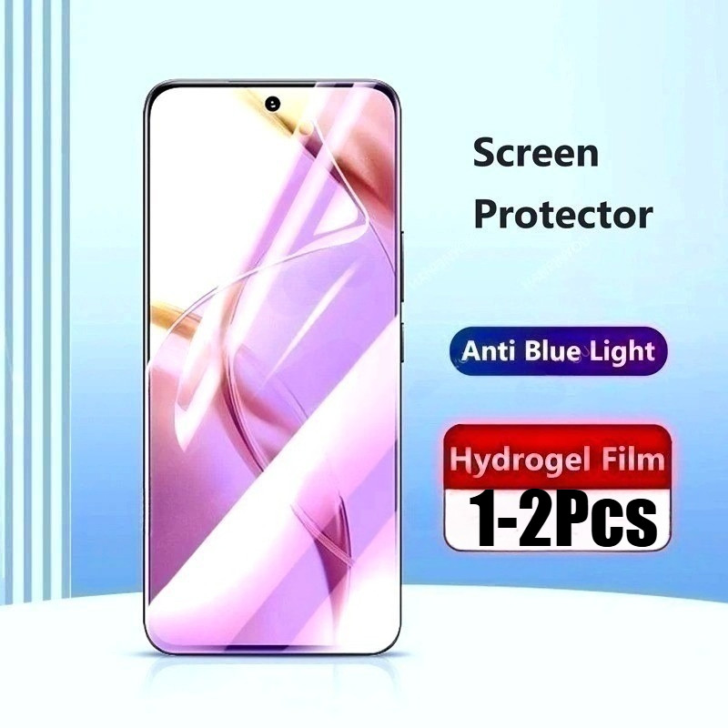 1-2 Chiếc Full Cover Siêu Mỏng Bảo Vệ Màn Hình Matte Film Cho vivo X60 X70 X80 X90 X60t X70t X90s Pro Plus Lite Chống Gián Điệp Riêng Tư Chống Ánh Sáng Xanh Hydrogel Film HD Phim Mềm