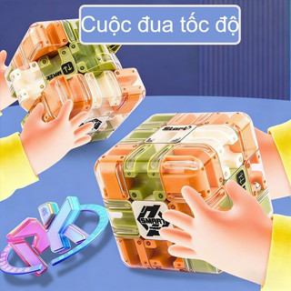 【BabyJoy】Rubik mê cung lăn bi 3D trong suốt,Phát triển tư duy logic, quà sinh nhật phát triển trí não cho trẻ