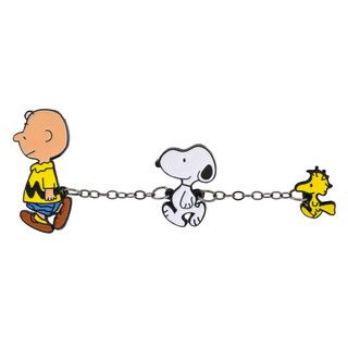1 Chiếc Hoạt Hình Dễ Thương Snoopy Kim Loại Huy Hiệu Trắng Chó Beagle Hợp Kim Trang Trí Thổ Cẩm Phụ Kiện